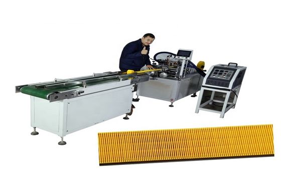 5-65m/Min Air Filter Making Machine, máquina que plisa rotatoria 50HZ