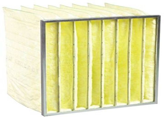 huella dactilar anti del poliéster del elemento filtrante de la toma del compresor de aire del filtro de bolso el 20%