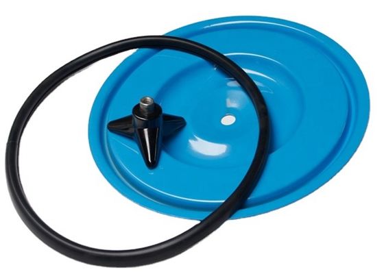 Tapadera tres del pedazo del espray de aire anti del filtro con Ring Triangular Handle de goma redondo