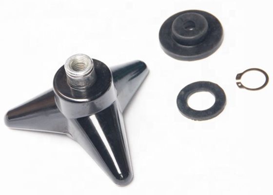 Tapadera tres del pedazo del espray de aire anti del filtro con Ring Triangular Handle de goma redondo