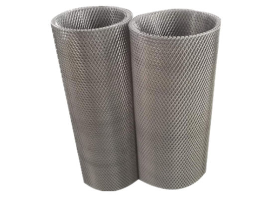 La placa de acero espesó el metal Mesh Diamond Tensile Expansion Galvanized decorativo de 0.4m m