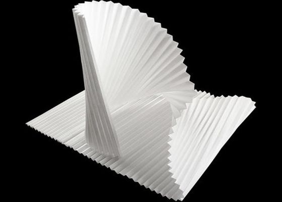 Papel de filtro bajo de la resistencia HEPA, papel de filtro inodoro de Ashless PE Nonvowens
