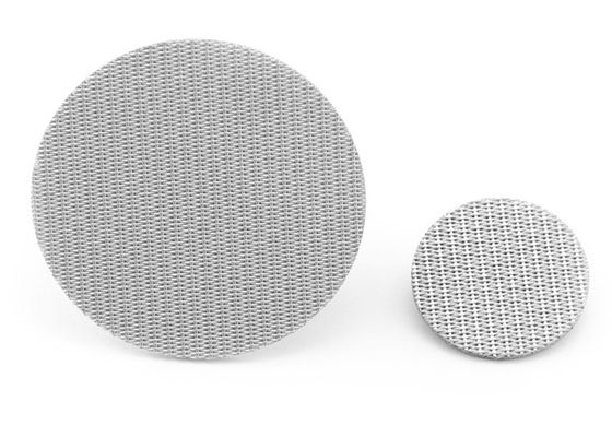 Filtro 0.0203-23.37m m Mesh Opening de la fibra del metal de la armadura de tela cruzada