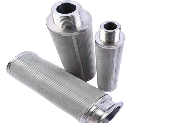 Tipo elemento filtrante de la vela sinterizado de acero inoxidable de la malla 2um