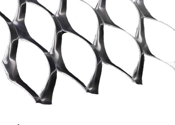 Diamond Shaped Hole 3.0m m Mesh Ceiling Of Curtain Wall de aluminio decorativo