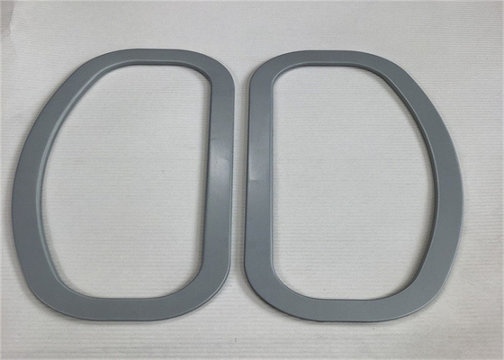 Temperatura alta de la cubierta de Gray Oval Air Filter Element resistente a la corrosión