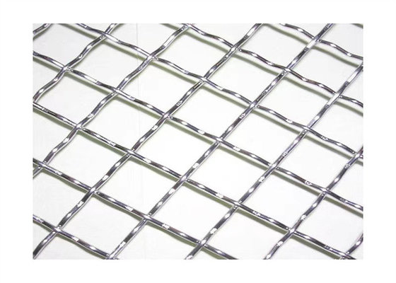 Alambre tejido Diamond Hole Corrugated Metal Crimped Mesh Decorative Steel Plate