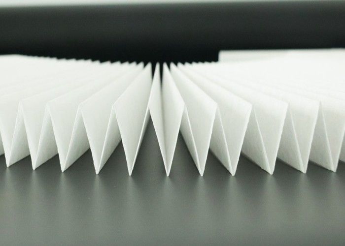 Papel de filtro de aire de Hepa del contenido de la resina del 27%, papel de filtro de 0,2 micrones