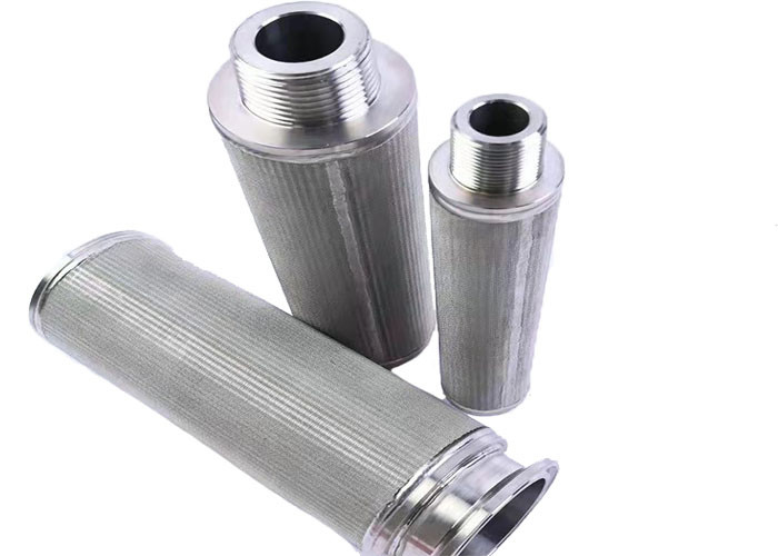 Tipo elemento filtrante de la vela sinterizado de acero inoxidable de la malla 2um