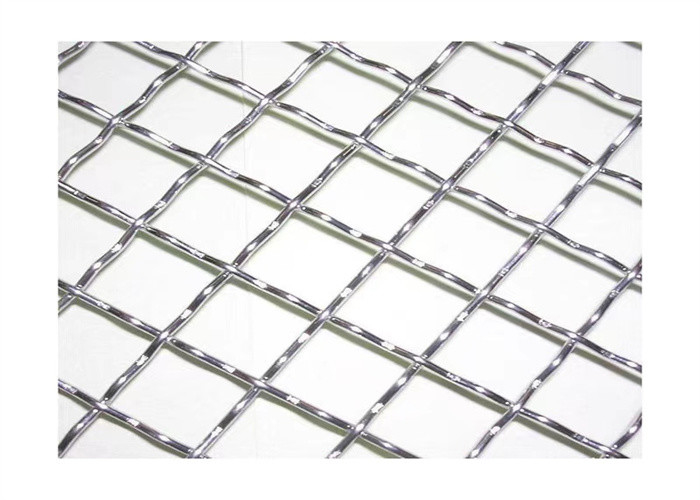 Alambre tejido Diamond Hole Corrugated Metal Crimped Mesh Decorative Steel Plate